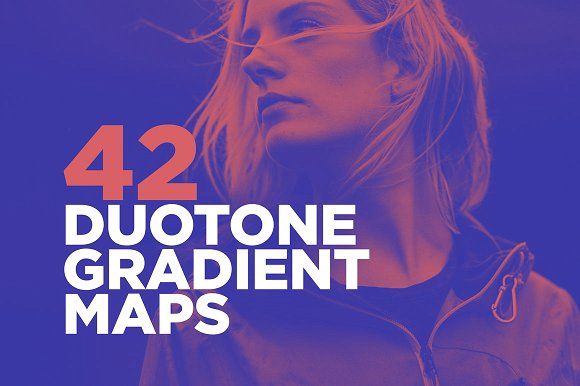 Creative market duotone ps action and gradient map download free download